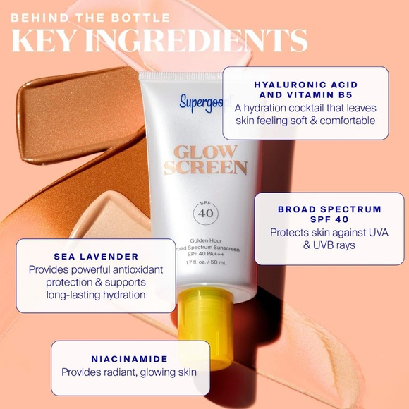 Pick 8/$50 Supergoop! GlowScreen Golden Hour🆕deluxe sample size - Picture 4 of 10